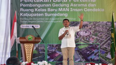 Pembangunan MAN IC Perkuat Sumedang sebagai Kawasan Pendidikan Unggulan