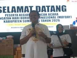 Buruh Sumedang Peringati Puncak May Day Damai