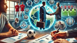 ilustrasi strategi manajemen klub sepak bola modern