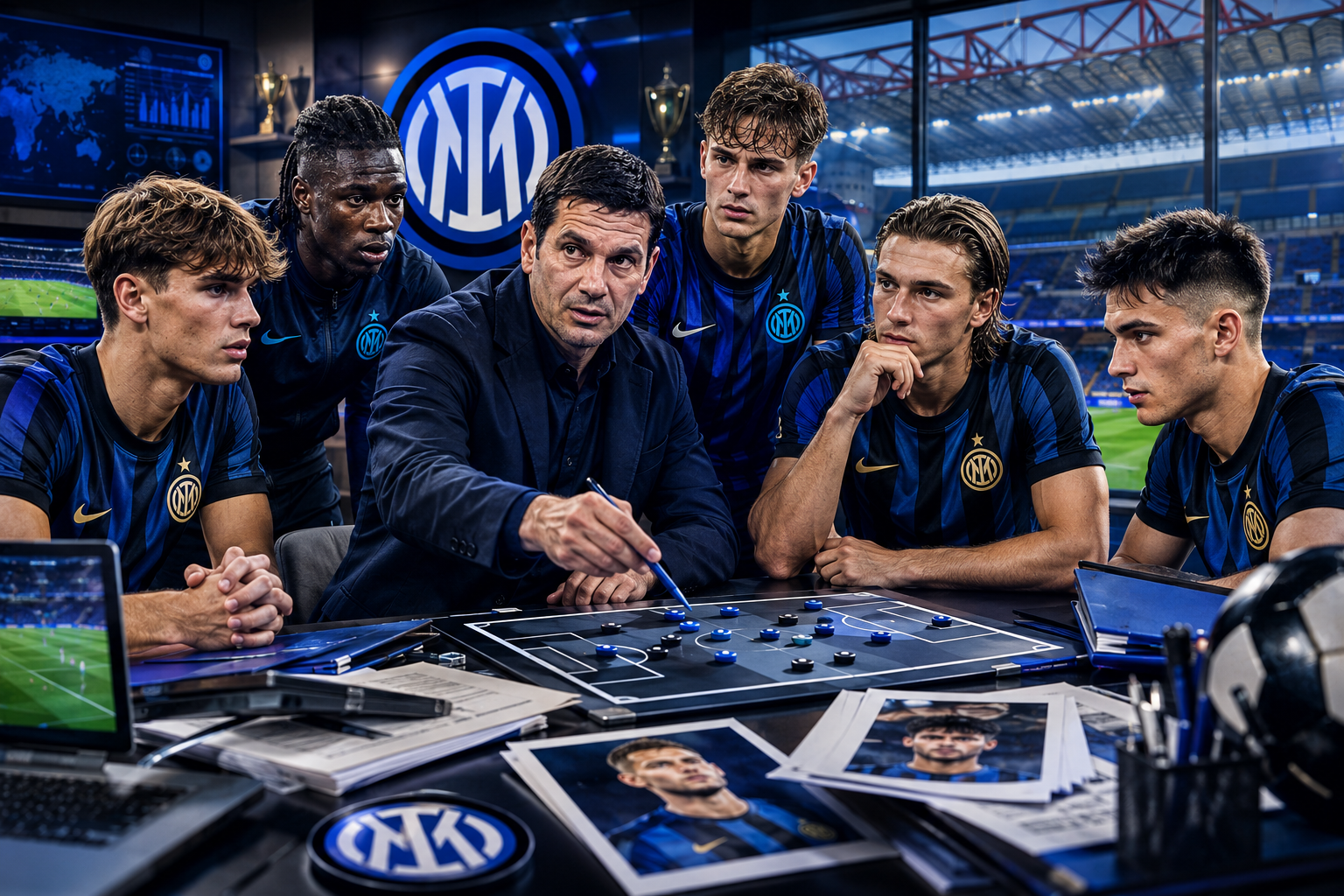 Ilustrasi Berita transfer Inter Milan hari ini musim panas 2026