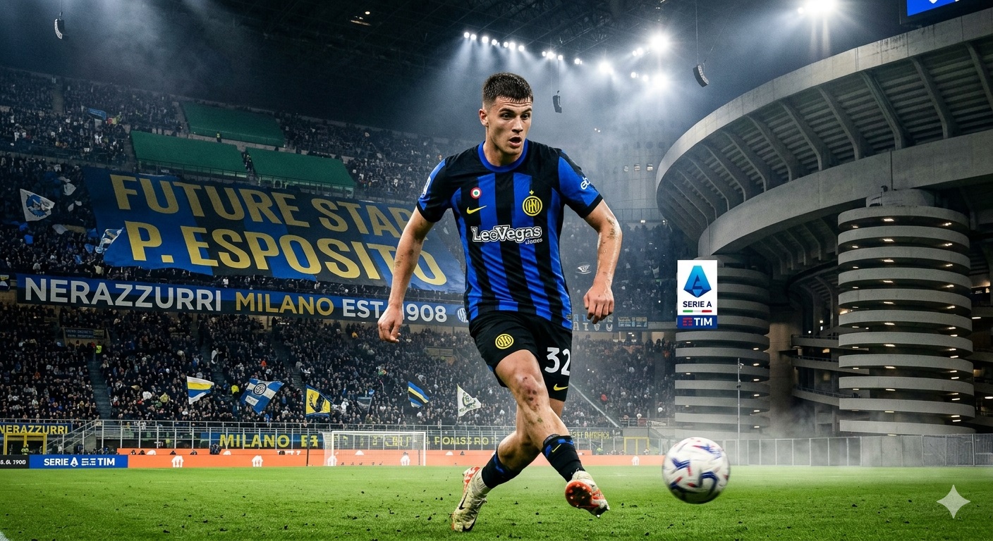 Ilustrasi Francesco Pio Esposito diproyeksikan menjadi striker masa depan Inter Milan