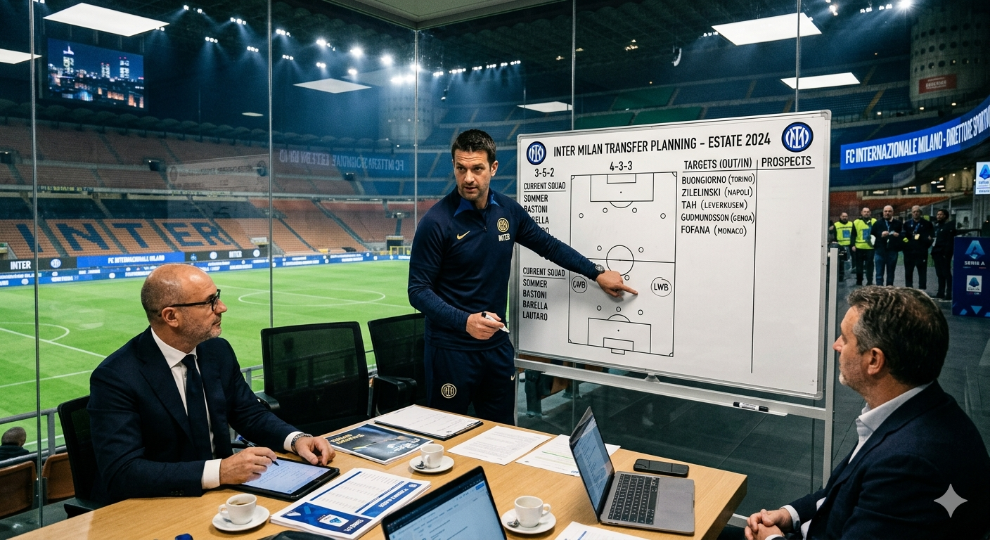 Ilustrasi Inter Milan masih membutuhkan beberapa transfer penting sebelum musim 2026/2027 dimulai