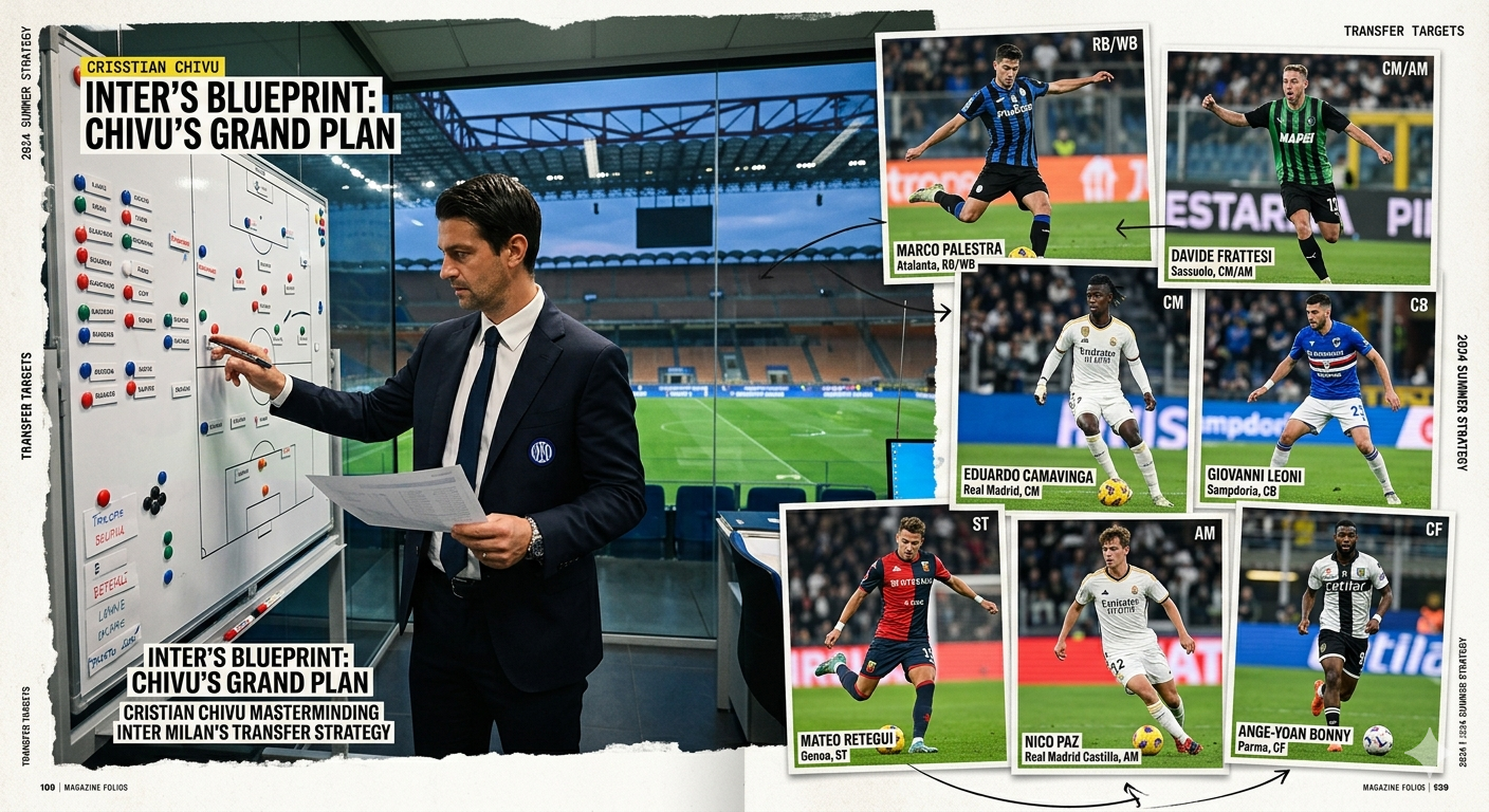 Ilustrasi Cristian Chivu memantau sejumlah pemain incaran Inter Milan pada bursa transfer musim 2026/2027