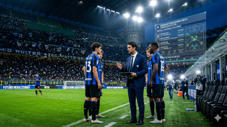 Ilustrasi Pemain muda Inter Milan yang menjadi fondasi era Cristian Chivu