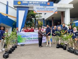 BPJS Ketenagakerjaan Sumedang Perkuat Budaya Employee Volunteering melalui Aksi Penghijauan di SMK Informatika Sumedang