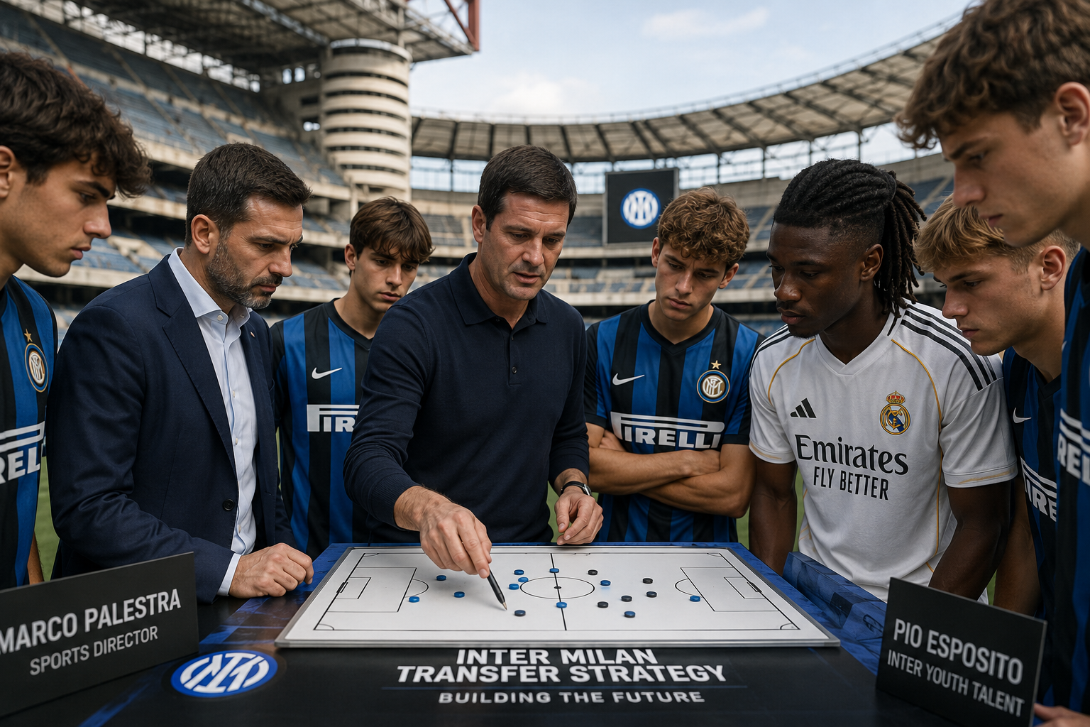 Ilustrasi Cristian Chivu menyusun rencana transfer Inter Milan 2026