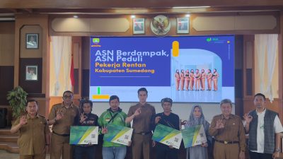 10 Ribu ASN Sumedang Diajak Biayai BPJS Ketenagakerjaan bagi Pekerja Rentan di Lingkungannya