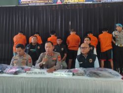 Polres Sumedang Bekuk Komplotan Rampok Spesialis Nasabah Bank, 7 Residivis Ditangkap