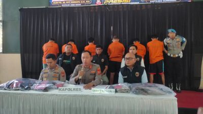 Polres Sumedang Bekuk Komplotan Rampok Spesialis Nasabah Bank, 7 Residivis Ditangkap