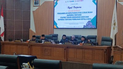 Ketua Bapemperda DPRD Sumedang: Perda Pilkades 2026 Harus Jadi Jaminan Pemilihan Demokratis dan Berintegritas