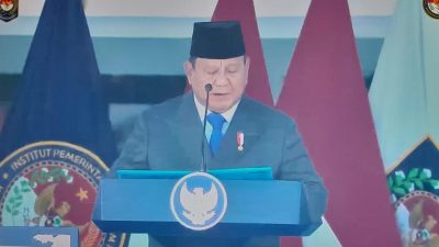 Prabowo Lantik 1.204 Pamong Praja Muda IPDN Angkatan XXXIII