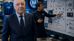 Ilustrasi Giuseppe Marotta menyusun strategi transfer Inter Milan untuk membangun skuad yang kompetitif dan berkelanjutan.