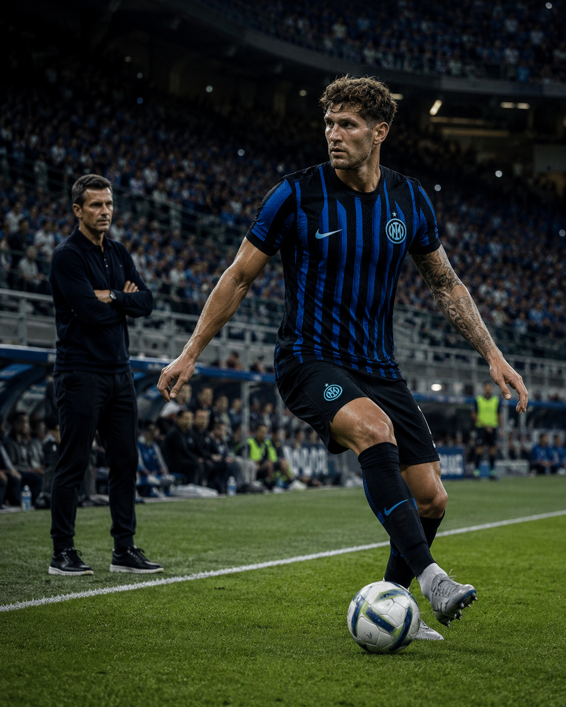 Ilustrasi John Stones menjadi pilihan utama Inter Milan pada bursa transfer musim panas 2026.