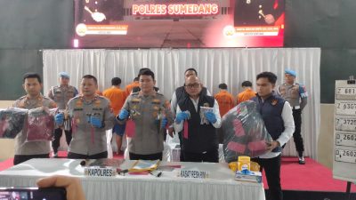 Sindikat Curanmor Bersenjata Dibekuk di Sumedang, Polisi Sita 18 Motor Curian