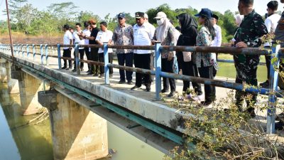 Tinjau Bendung Rengrang, Bupati Sumedang Siapkan 6 Langkah Air Segera Mengalir ke Sawah