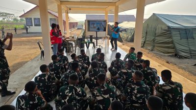 PLN UP3 Sumedang dan Yonif TP 338/Talaga Manggung Perkuat Edukasi Bahaya Listrik