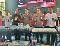 500 Ribu Lebih Obat Keras dan Ratusan Gram Sinte Dibongkar di Sumedang, 13 Tersangka Ditahan