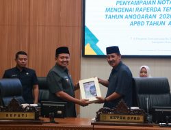 Bupati Sumedang Sampaikan Raperda APBD 2027 dan Perubahan APBD 2026