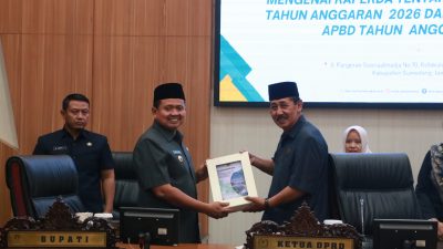 Bupati Sumedang Sampaikan Raperda APBD 2027 dan Perubahan APBD 2026