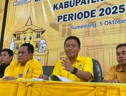 Golkar Sumedang Mulai Buka Pendaftaran Calon Ketua, Dukungan 50 Persen Plus Satu Berpeluang Aklamasi