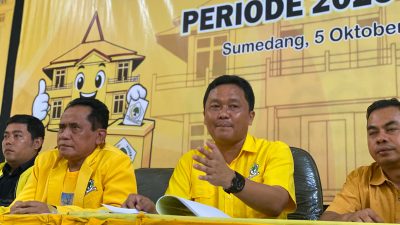 Golkar Sumedang Mulai Buka Pendaftaran Calon Ketua, Dukungan 50 Persen Plus Satu Berpeluang Aklamasi
